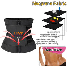 Load image into Gallery viewer, Women Waist Trainer Postnatal Slimming Body Lumbar Shaper Tummy Sweat Double Belt Shapewear Workout Shaper Corset Fitness Sport Girdle Belt
