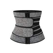 Load image into Gallery viewer, Women Waist Trainer Postnatal Slimming Body Lumbar Shaper Tummy Sweat Double Belt Shapewear Workout Shaper Corset Fitness Sport Girdle Belt

