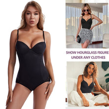 Load image into Gallery viewer, Women Slimming Sexy Bodysuit One-piece Shapewear Body Shaper Underwear Tummy Control Seamless Camisole Jumpsuit With Built-in Bra

