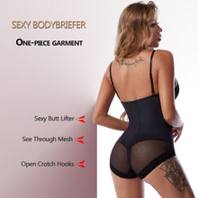 Load image into Gallery viewer, Women Slimming Sexy Bodysuit One-piece Shapewear Body Shaper Underwear Tummy Control Seamless Camisole Jumpsuit With Built-in Bra
