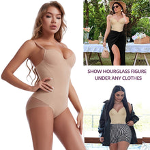 Load image into Gallery viewer, Women Slimming Sexy Bodysuit One-piece Shapewear Body Shaper Underwear Tummy Control Seamless Camisole Jumpsuit With Built-in Bra
