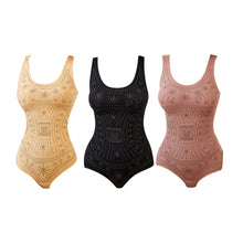Load image into Gallery viewer, Women Seamless Comfy Bodysuit Shaper Printed Plus Size Tummy Control Shapewear Flat Belly Slimming Body Shaper Corset Underwear Flat Tank Top
