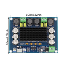 Load image into Gallery viewer, 120W*2 TPA3116D2 Dual Channel Digital Power Stereo Audio Amplifier Board DC 12V-26V

