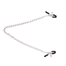 Load image into Gallery viewer, Stainless Metal Chain Nipple Milk Clips Breast Clip Nipple Sucker Sex Slaves Nipple Clamps Sex Toys Butterfly Style for Couples
