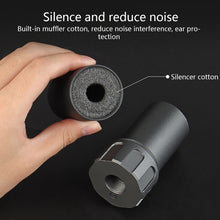 Load image into Gallery viewer, Multicolored Metal Inductive Flash Silencer Tactical Firecap Luminaire with 14mm Thread Tactical Equipment Toy Gun Modification Accessories
