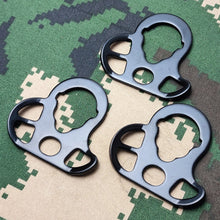 Load image into Gallery viewer, Tactical Rifle Sling Swivels Mount Adapter Attachment Gun Sling Clips Four Loop Ring Strap Buckle for AEG M4 Toy Accessories
