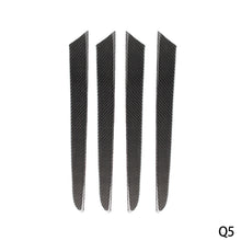 Load image into Gallery viewer, 4Pcs Car Interior Window Door Panel Trim Cover Inner Sticker Strip Real Carbon Fiber Style for Audi A4L A5 Q5 2010 - 2016
