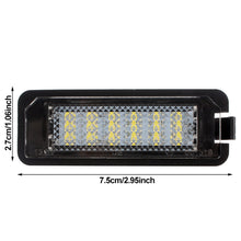 Load image into Gallery viewer, 1PC Car License Plate Lights LED Lamp Auto DC 12V Accessories with Cable For VW Golf 4 5 6 7 MK4 MK7 Passat CC Polo Scirocco Skoda Seat Leon Ibiza Altea XL Suoerb
