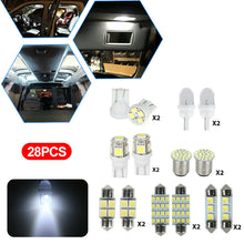 Load image into Gallery viewer, 28Pcs Car LED Interior Light Bulbs T10 31mm 41mm 1157 Kit Dome License Plate Lamp Bulb Trunk Replacement Parts
