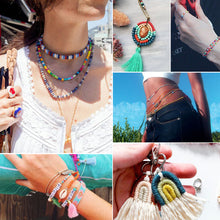 Load image into Gallery viewer, 4655pcs DIY Handmade Beaded Children's Toy Creative Loose Spacer Beads Crafts Making Bracelet Necklace Jewelry Kit Girl Toy Gift
