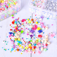 Load image into Gallery viewer, 4655pcs DIY Handmade Beaded Children's Toy Creative Loose Spacer Beads Crafts Making Bracelet Necklace Jewelry Kit Girl Toy Gift
