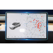 Load image into Gallery viewer, 15" Screen Protective Film GPS Navigation Rear Row Center Control Touch Screen Tempered Glass Film Protector Accessories for Tesla Model Y 3 2023
