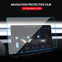 Load image into Gallery viewer, 15" Screen Protective Film GPS Navigation Rear Row Center Control Touch Screen Tempered Glass Film Protector Accessories for Tesla Model Y 3 2023
