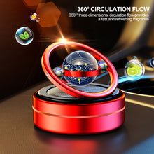 Load image into Gallery viewer, Portable Car Air Freshener Kinetic Molecular Heater Double Ring Auto Rotating Solar Heater Car Internal Oil Diffuser and Living Room
