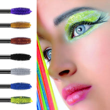 Load image into Gallery viewer, Waterproof Slender Curling Pearlescent Mascara Eyelash Extension Black Thick Lengthening Eyelashes Eyes Makeup Tool Cosmetics
