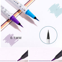 Load image into Gallery viewer, Colorful Eyeliner Pen for Female Beginners Thin Eyeliner Pen Extremely Fine Waterproof, and Long-lasting Eyeliner Liquid Pen
