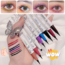 Load image into Gallery viewer, Colorful Eyeliner Pen for Female Beginners Thin Eyeliner Pen Extremely Fine Waterproof, and Long-lasting Eyeliner Liquid Pen
