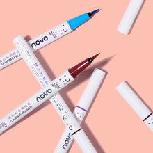 Load image into Gallery viewer, Colorful Eyeliner Pen for Female Beginners Thin Eyeliner Pen Extremely Fine Waterproof, and Long-lasting Eyeliner Liquid Pen
