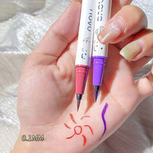 Load image into Gallery viewer, Colorful Eyeliner Pen for Female Beginners Thin Eyeliner Pen Extremely Fine Waterproof, and Long-lasting Eyeliner Liquid Pen
