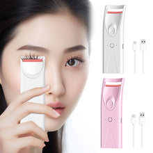 Load image into Gallery viewer, Electric Portable Smiling Shark Eyelashes Curls Small Heated Eyelash Curler Long Lasting Electric Heated Comb Makeup Tool
