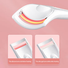 Load image into Gallery viewer, Electric Portable Smiling Shark Eyelashes Curls Small Heated Eyelash Curler Long Lasting Electric Heated Comb Makeup Tool
