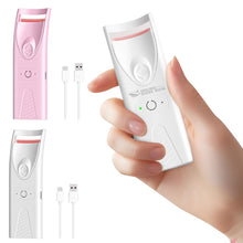 Load image into Gallery viewer, Electric Portable Smiling Shark Eyelashes Curls Small Heated Eyelash Curler Long Lasting Electric Heated Comb Makeup Tool
