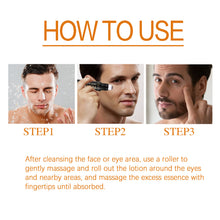 Load image into Gallery viewer, Men Anti-Wrinkle Eye Cream Anti Dark Circles Roller Massager Remove Eye Bags Fades Fine Lines Puffiness Lift Firmness Eye Care
