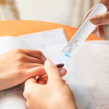 Load image into Gallery viewer, Hand Held Portable Nail Drying Lamp Nail Enhancement Mini Photo Therapy Lamp Household Nail Salon Rechargeable Nail Lamp

