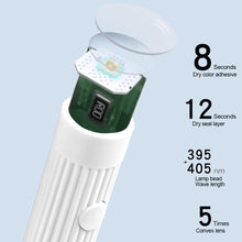Load image into Gallery viewer, Hand Held Portable Nail Drying Lamp Nail Enhancement Mini Photo Therapy Lamp Household Nail Salon Rechargeable Nail Lamp

