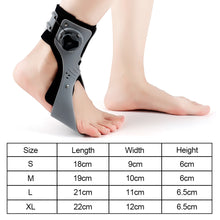 Load image into Gallery viewer, Ankle Joint Brace with Airbag Ankle Joint Fixation Brace Foot Drop Corrector Knob Adjustment Comfortable Foot Drop Orthosis
