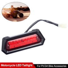 Load image into Gallery viewer, ATV Motorcycle LED Taillight Rear Brake Stop Tail Lights Indicator Lamp For Pit Dirt Bike Accessories
