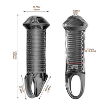 Load image into Gallery viewer, Penis Sheath Male Cock Enlargement Sleeve Ejaculation Delay Sleeve Sleeve Sex Toys For Couples Wearable Mushroom Head Penis Ring
