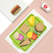 Load image into Gallery viewer, 9pcs/Set Simulation Hamburger Pretend Toy Detachable Fries Hotdog Sandwich Playhouse Food Sets For Kids Kitchen Toy Birthday Gift
