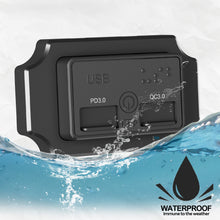 Load image into Gallery viewer, 12V-24V Car QC 3.0 USB PD Type C Fast Charger Socket with Touch Switch Power Outlet Quick Charge for Motorcycle RV Boat
