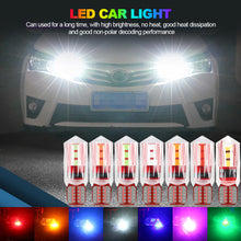 Load image into Gallery viewer, 1Pc T10 W5W Car Turn Light LED Light Day Driving Reading Bulb License Plate Super Bright Light Running Motorcycle
