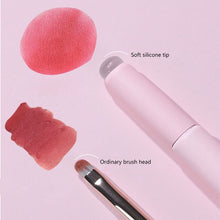 Load image into Gallery viewer, Silicone Lip Brush Portable Soft Round Head Lipstick Smudging Brush Concealer Brush Convenient Makeup Brush Makeup Tool
