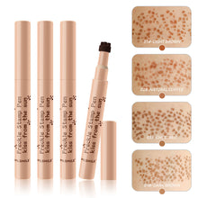 Load image into Gallery viewer, Natural Simulation Freckle Pen Waterproof Quick Drying Spotted Pen Color Rendering Long Lasting Dot Spot Pen Makeup Cosmetics
