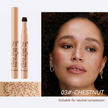 Load image into Gallery viewer, Natural Simulation Freckle Pen Waterproof Quick Drying Spotted Pen Color Rendering Long Lasting Dot Spot Pen Makeup Cosmetics
