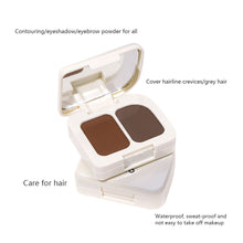 Load image into Gallery viewer, Hairline Shadow Powder Fill Decorate Forehead Cover Hair Waterproof Sweatproof Hair Filling Powder Eyebrow Powder
