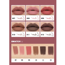Load image into Gallery viewer, 12 Colors Matte Lipliner Lipstick Waterproof Non-sticky Long-lasting Nude Matte Lipstick Women Makeup Cosmetics
