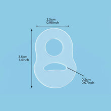 Load image into Gallery viewer, Ingrown Toenail Corrector Ring Elastic Washable Physically Fixed Toenail Silicone Ring Paronychia Restoration Tool
