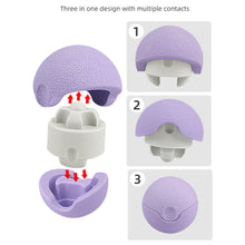 Load image into Gallery viewer, 3-in-1 Massage Ball Detachable TPE Handheld Fascia Ball Acupoint Massage Muscle Relaxation Massage Ball Body Massage Tool

