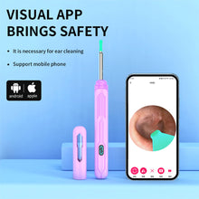 Load image into Gallery viewer, Intelligent Visual Luminous Ear Pick Wireless Rechargeable High-Definition Endoscope Ear Wax Removal Cleaning Tool
