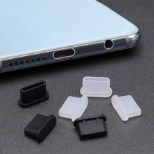 Load image into Gallery viewer, 10PCS Smart Phone Type-C Charging Port Silicone Dust Plug Waterproof Dust Plug For Android Phone Ipad Iphone Headphone
