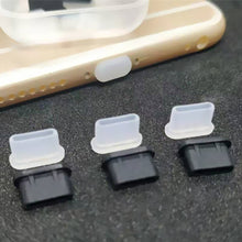 Load image into Gallery viewer, 10PCS Smart Phone Type-C Charging Port Silicone Dust Plug Waterproof Dust Plug For Android Phone Ipad Iphone Headphone
