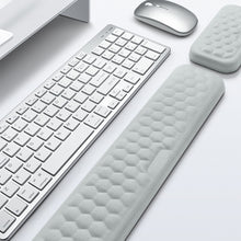 Load image into Gallery viewer, 1PC Slow Rebound Memory Cotton Ergonomic Mouse Pad With Massage Print Office Keyboard Silicone Wrist Rest
