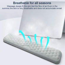 Load image into Gallery viewer, 1PC Slow Rebound Memory Cotton Ergonomic Mouse Pad With Massage Print Office Keyboard Silicone Wrist Rest
