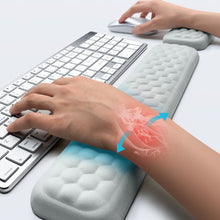 Load image into Gallery viewer, 1PC Slow Rebound Memory Cotton Ergonomic Mouse Pad With Massage Print Office Keyboard Silicone Wrist Rest
