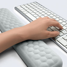 Load image into Gallery viewer, 1PC Slow Rebound Memory Cotton Ergonomic Mouse Pad With Massage Print Office Keyboard Silicone Wrist Rest
