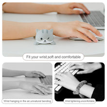Load image into Gallery viewer, 1PC Creative Cute Decompression Mouse Keyboard Pad Girls Wrist Pad Office Desktop Ergonomic Wrist Rest Soft Resin Toy
